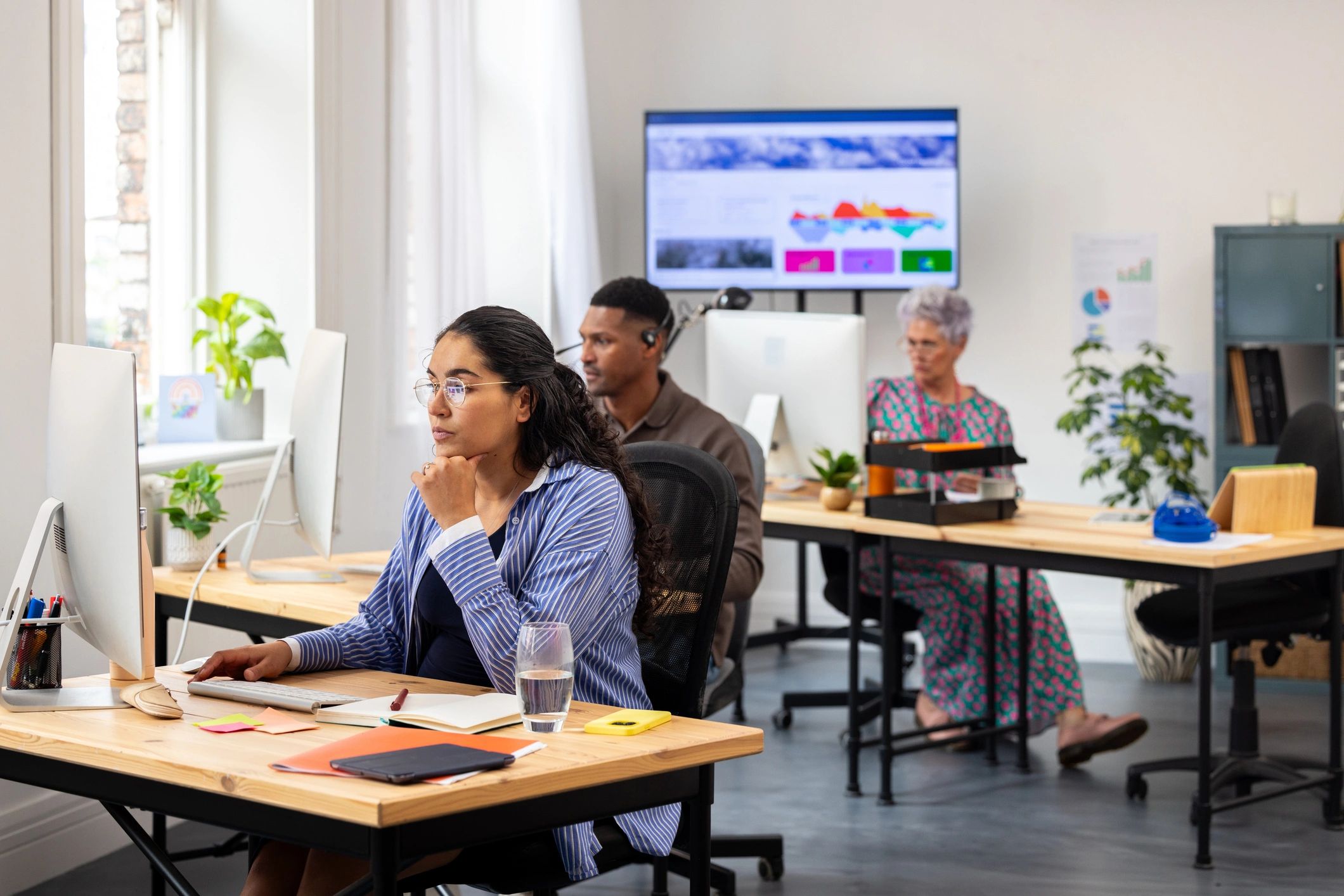 Professional office environment representing membership support