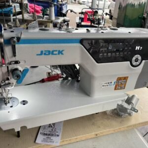 Factory Sales New Jacks H7 Walking Foot Top Bottom Feeding Direct Drive Lockstitch Machine and Table for Heavy Duty