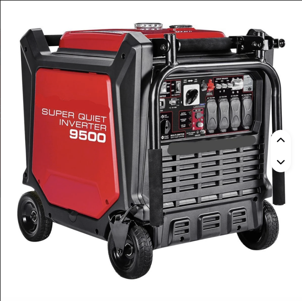 FREE DELIVERY 9500 Watt Copper Winding Multi-Voltage SUPER QUIET Industrial Use Inverter Generator