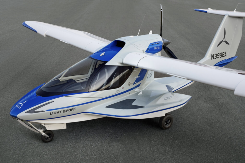 BLUE ROTAX ICONA5 Industrial Grade Plastic Aircraft with ODM Customization Ready to Ship Out