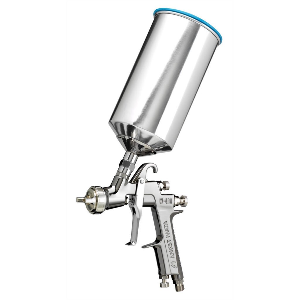 DOORSTEP DELIVERY Anest Iwatas Primers Sealers Spray Gun with Regulator - W-400-LV-WBX