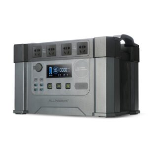 2000W Large Capacity LiFePO4 IP55 Protection Outdoor Solar Power Station Portable Solar Generator Energy System for Home Use