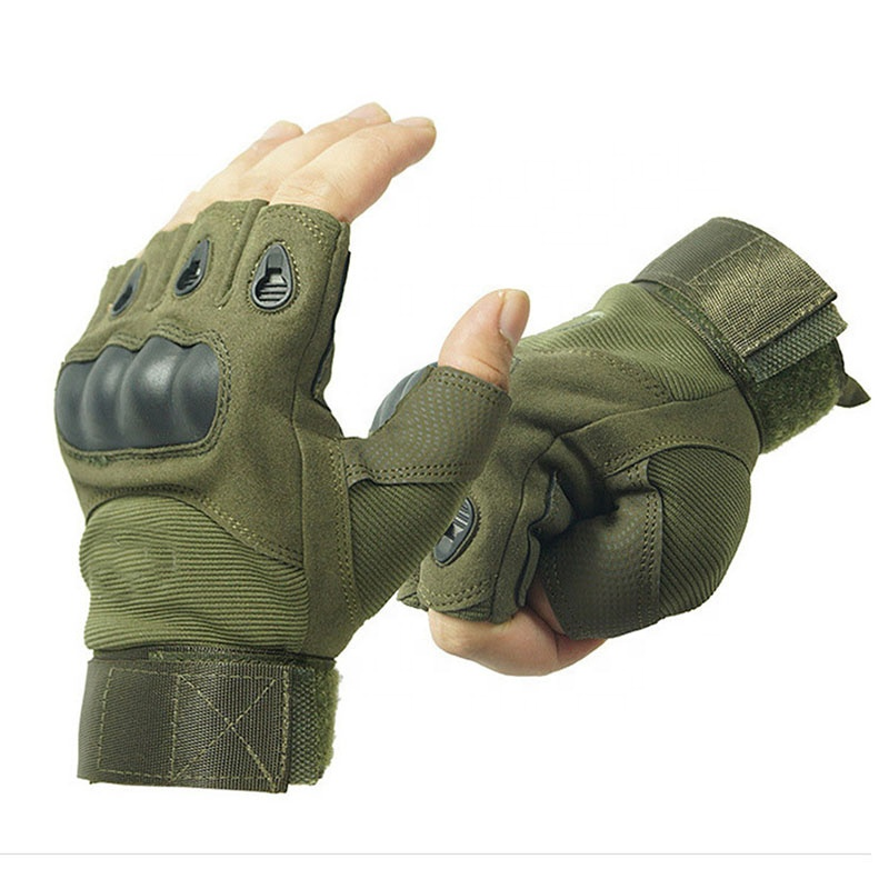 USA Direct Winter Full Finger Tactical Outdoor Gloves NYLON Durable Breathable Cut-Resistant Silicone-Free Protective Safety