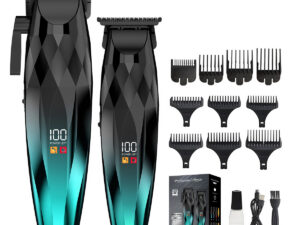 Cordless Professional Electric Hair for Set Rechargeable USB Powered Waterproof IPX5 Household Use English Operating for Men