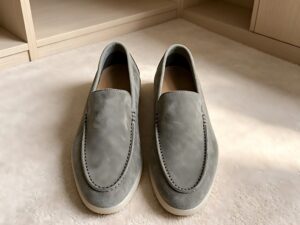 Italian Style Luxury Suede Loafers Men's High-quality Leather Soft Soled Comfortable Casual Shoes