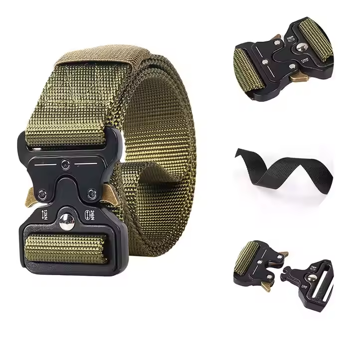 USA Direct Best Selling Tactical Duty Belt 2024 Outdoor Combination Set Waist Strap Lightweight 0.22kg Nylon Canvas Men