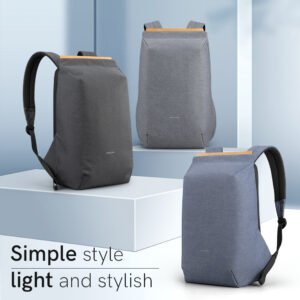 Wholesale Custom Back Pack Simple Design Men Casual Backpack USB Charging Backpack