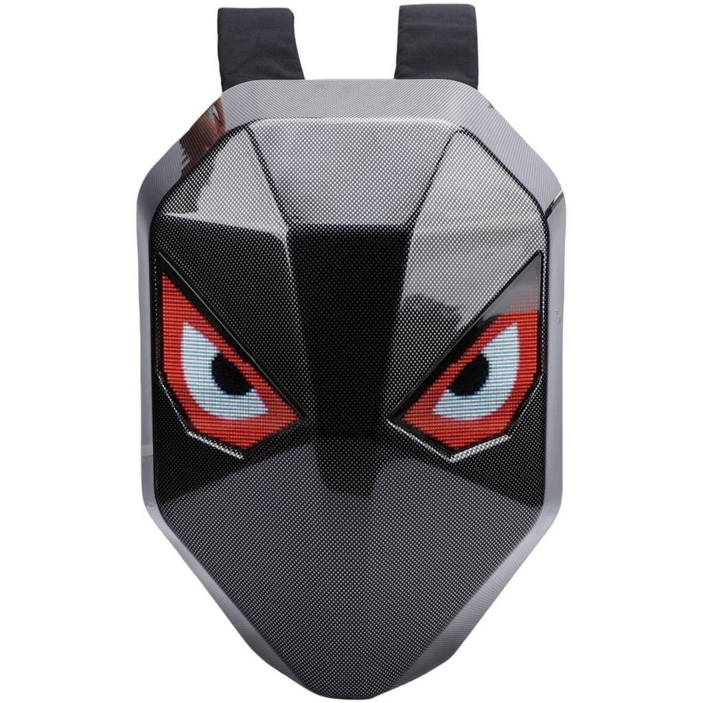 Dynamic Eye Knight Backpack Riding Backpack DIY Motorbike Eye Sign Bag Waterproof Cool Travel Luminous Eyes Backpack