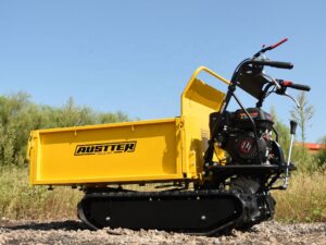AUSTTER 500KG Hydraulic Gasoline Engine Powered Crawler Barrow Mini Tracked Dumper Small Mini Dumper