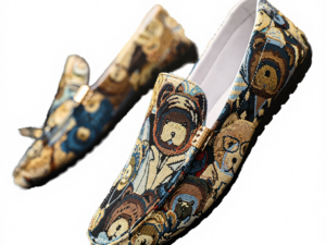 Custom Men's Training Loafers Canvas Slip-On Shoes Fashion Trending Waterproof Breathable PVC Insole Walking Spring Summer