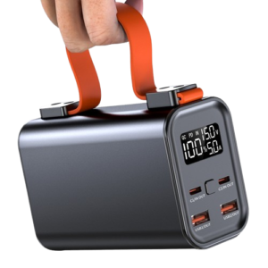 OEM Fast Charging Lithium Ion MPPT 30000mAh Portable Power Station Outdoor Laptop PD 100W Car Power Bank
