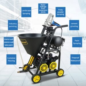 Polyurethane Spray Machine High-Pressure Two-Component JS Waterproof and Fireproof Coating Spray Equipment Roof Construction