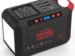 80W 300wh Mini Portable Power Station Solar Generator MPPT Universal EU US UK Plug for Travel Hiking Outdoor Indoor Use