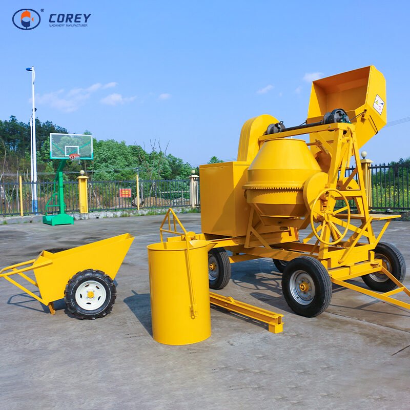 Corey A2-510 510L Diesel Concrete Mixer 16HP Motor 12M/H High Efficiency 2-Year Warranty Portable Construction Machinery Lifting