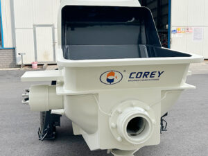 Corey Factory Direct Sale Electric/Diesel Heavy Duty Mobile Concrete Pump Machine Motor Robust Efficient 20-25m/H 50m Vertical
