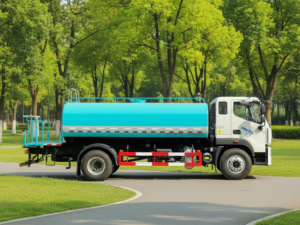 New 15cbm Heavy Duty Diesel Manual Transmission Water Tank Truck