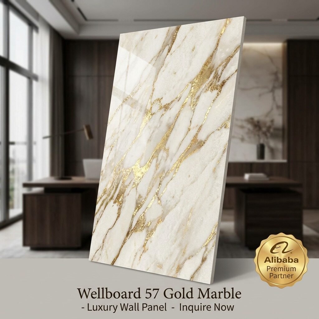 Waterproof Fireproof Mould Proof PVC Wall Board Panel South Korea Moisture Proof Fireproof Heat Insulation Staircase Bathroom