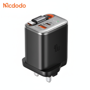 Mcdodo 427 FreeGo 40W GaN Charger USB C PD3.0 Universal Travel Adapter with Retractable Cable Quick Charge All in One No reviews yet