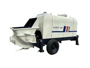 Corey Electric/Diesel Portable Large Capacity Concrete Pump High Pressure Concrete Pump Trailer with Motor