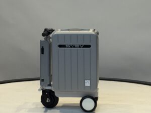 Outdoor Travel Motorized Suitcase Aluminum Alloy ABS Hard Shell Carry On Luggage with 16KM Battery Range and 200W Motor