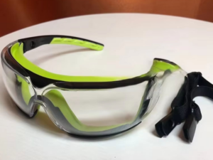 USA Direct CE Approved Safety Goggles PC Material Blue Lens Anti-scratch Protective for Industrial Use ANSI Z87.1 Certified