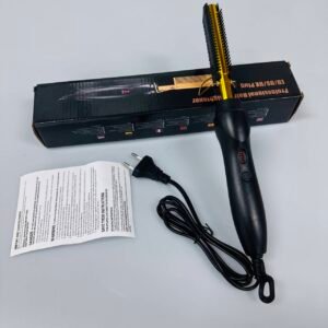 2026 Ceramic Ionic Hair Straightener Curling Iron Portable Electric Hot Comb Fast Heating Professional Salon Used Spanish French