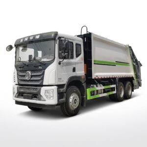Urban Sanitation Rear Loader Compression Garbage Truck with Engine & Gearbox 6x4 Drive 25000kg Capacity
