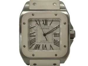 Cartier Santos 100 Medium, ref W20129U2, model 2878.