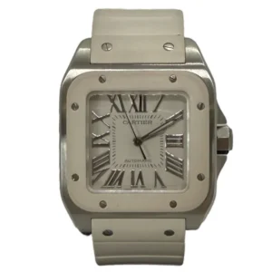 Cartier Santos 100 Medium, ref W20129U2, model 2878.