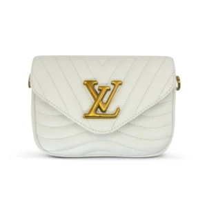 Louis Vuitton New Wave Multi-Pochette white quilted leather