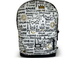 Dolce & Gabbana Graffiti-Print Nylon Backpack