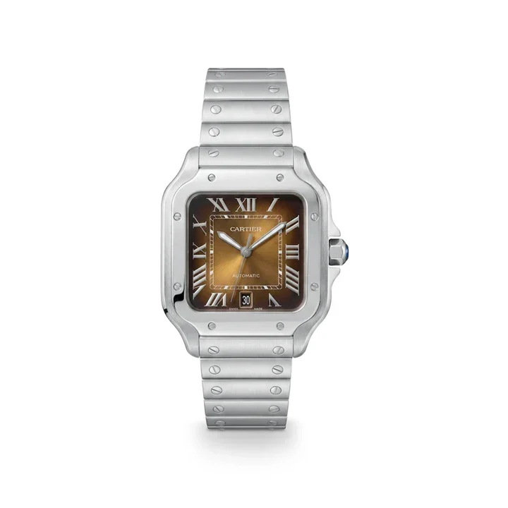 Cartier Santos de Cartier 2024 (WSSA0064) Gradient brown dial