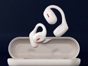Most Selling Product in Alibaba Noise Cancelling Portable Long Battery Black and White TWS Open Earbuds for Game Gym Office