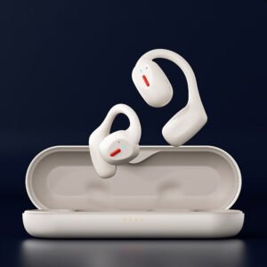 Most Selling Product in Alibaba Noise Cancelling Portable Long Battery Black and White TWS Open Earbuds for Game Gym Office