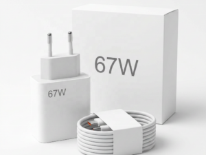 67W Super Fast Charging USB Adapter with 6A Type C Cable Phone Charger Fast Power Delivery Wall Charger for Mobile Phone
