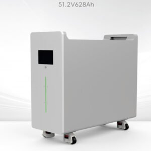 51.2V 628Ah LiFePO4 Solar Energy Storage Battery, Smart BMS, 32kWh, Wall-Mounted, LED Strip, Split Type Battery System