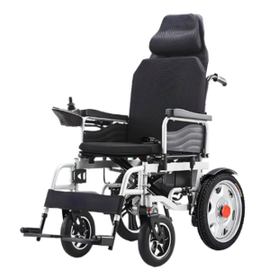Ultra Lightweight Lithium Battery Electric Wheelchair Portable Folding Design with Remote Control Made of Aluminium Alloy