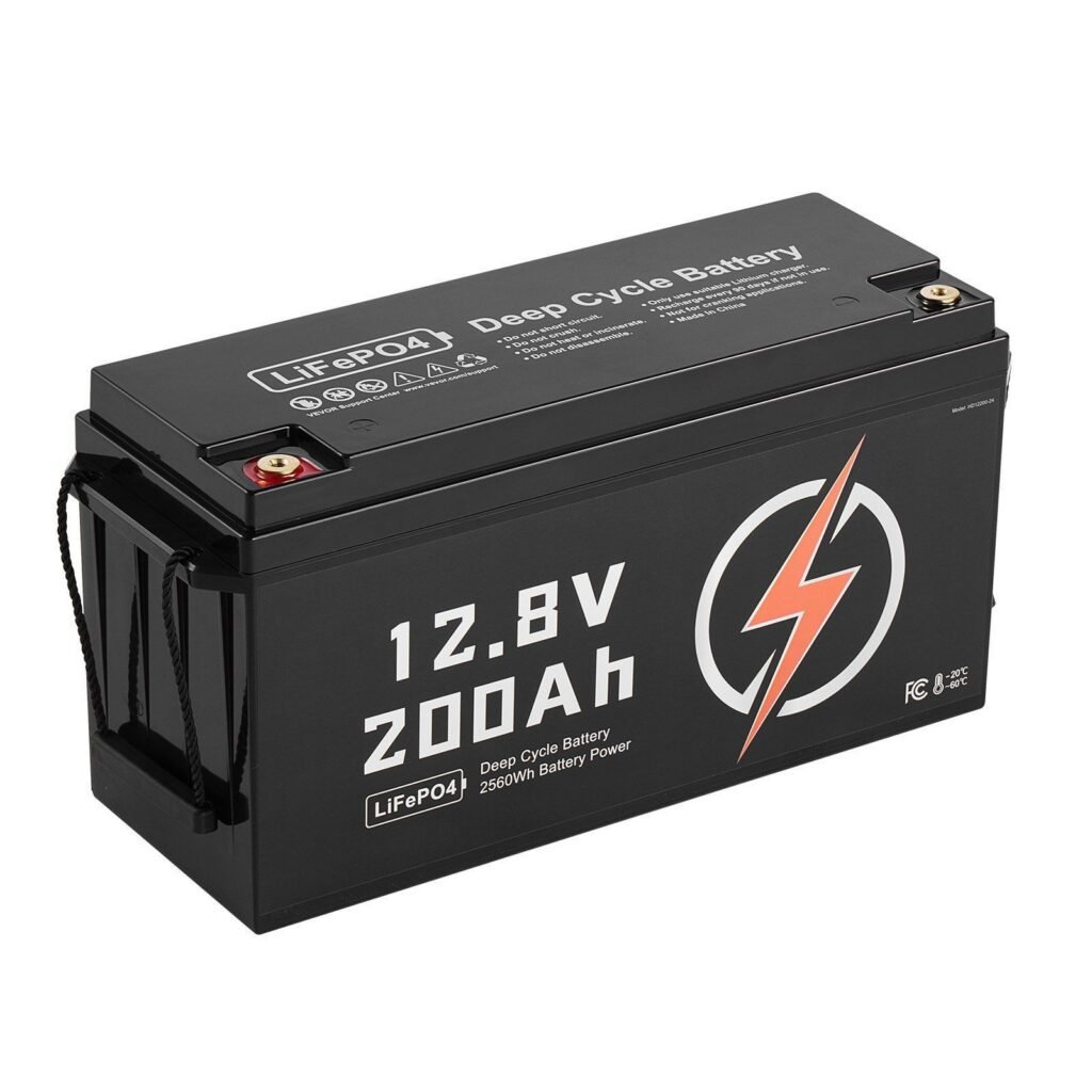 12V 200Ah LiFePO4 Battery 15000 Cycles Deep Cycle Lithium Iron Phosphate Low Temperature Pro Home Energy Storage Built-in BMS