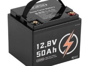 12V 50Ah Deep Cycle Lithium Iron Phosphate Battery 15000 Cycles Low Temperature Prot Built-in BMS for Home Energy Storage