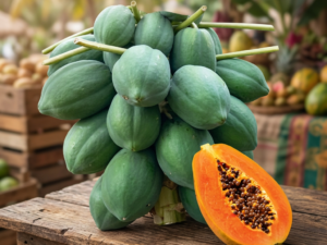 ndus RED SUN (Dwarf) F1 Hybrid Papaya Seeds Reddish-orange 2-2.5kg Fruit Weight 90-95% Germination Ringspot Virus Fresh