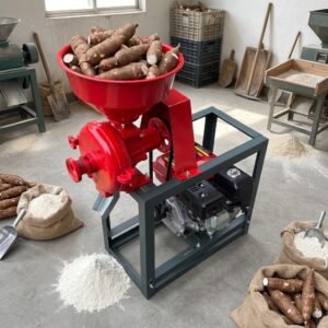 Dry and Wet Wheat Flour Grain Corn Soybean Milling Machine Cassava Flour Mill Automatic Flour Mill Price With Gasoline Engine (Copy)