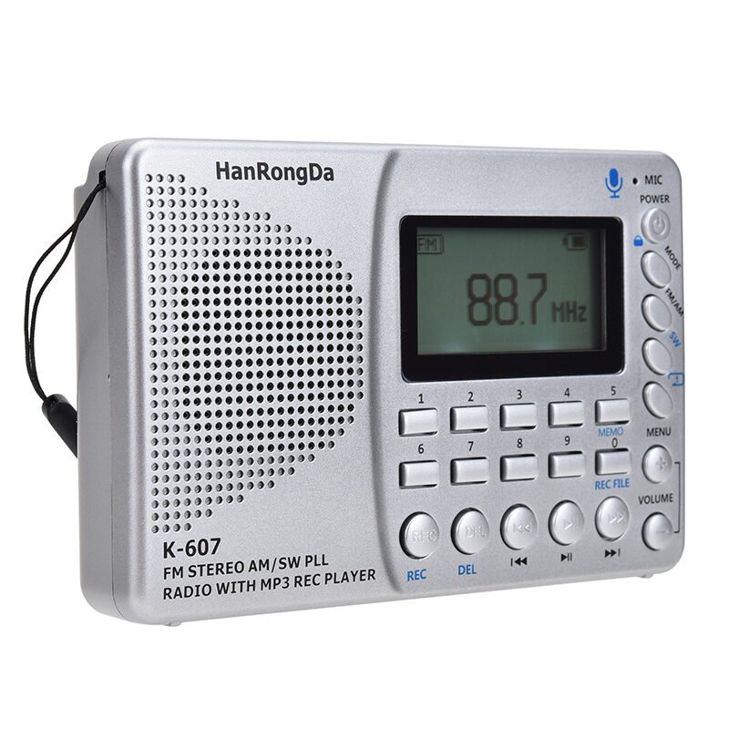Portable Multiband Stereo Music Fm/Am/Sw Radio With Extra Bass