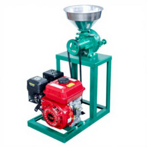 LIANHENONGMU Gasoline-powered 0.75-3HP Small Household Multi-grain Soybean Wet/dry Dual-use Pulping and Grinding Machine