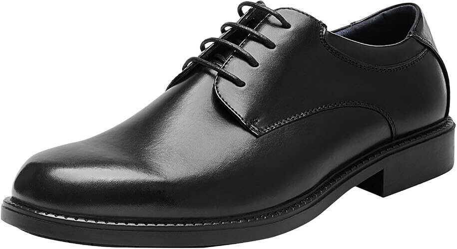 Bruno Marc Men's Business Shoes Derby Lace-Up Shoes Suit Shoes Leather with